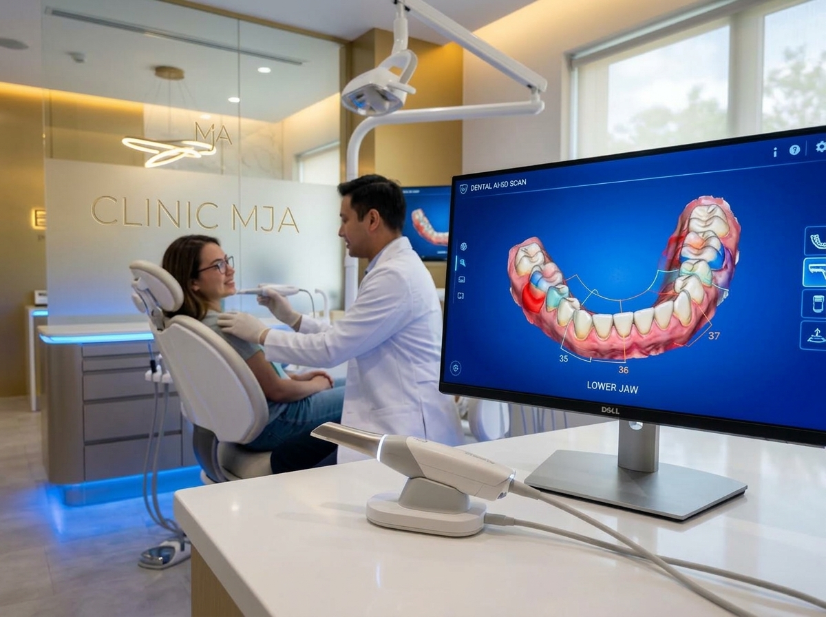 Clinic MJA İleri 3D Dijital Tarama ve Çene Modelleme Teknolojisi